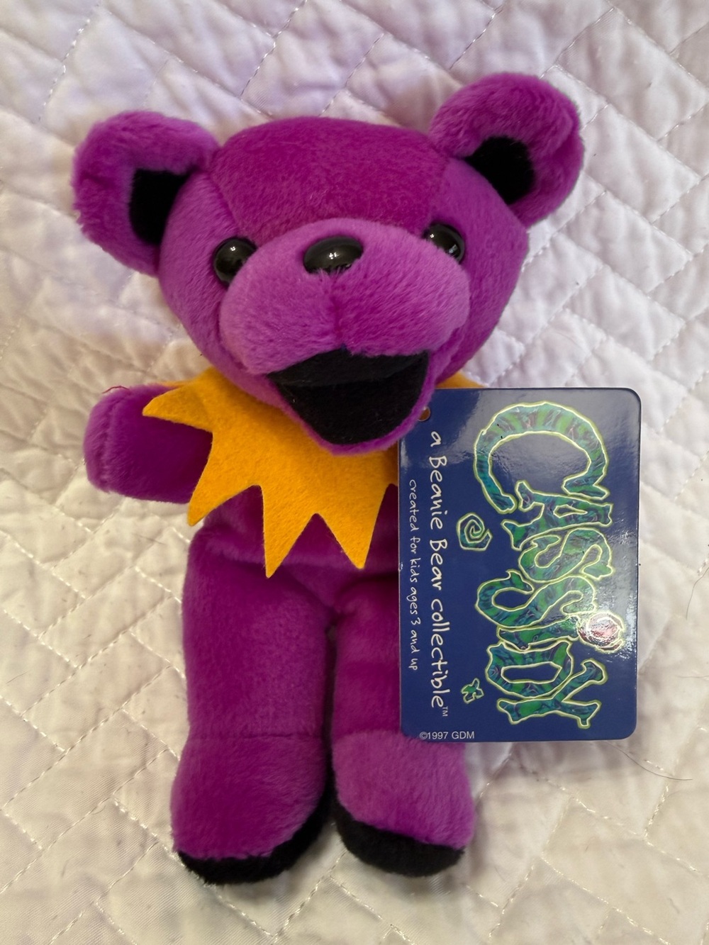 Grateful Dead Beanie Bear 7" Retired NWT  Cassidy